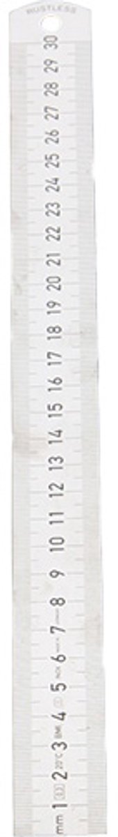 Stalen Liniaal 30CM