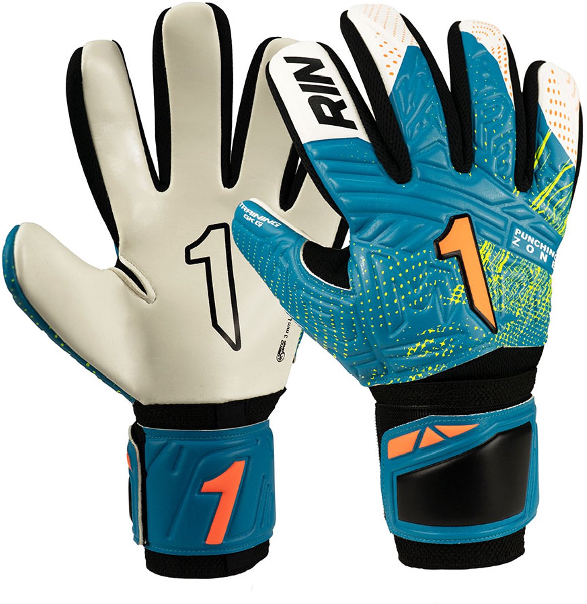 Rinat Fiera Training Keepershandschoenen Blauw 5