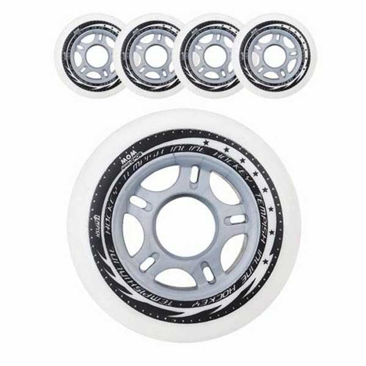 Tempish Woow For Inline Hockey Schaatswielen Zilver 59 mm - 78A