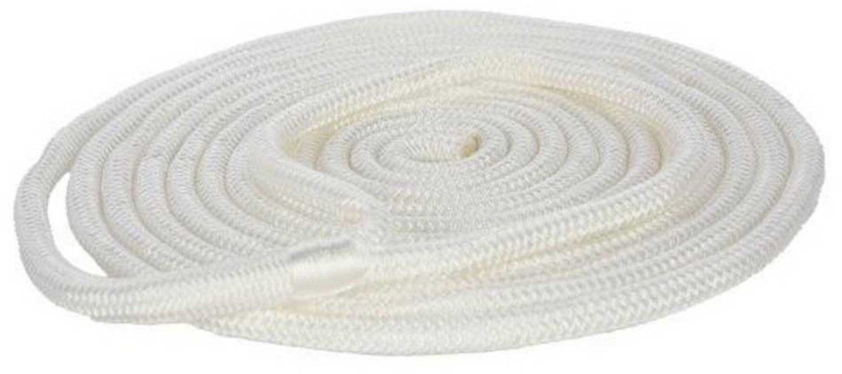 Plastimo Set Met Gesplitste Gevlochten Aanmeerlijn 15 M Beige 24 mm