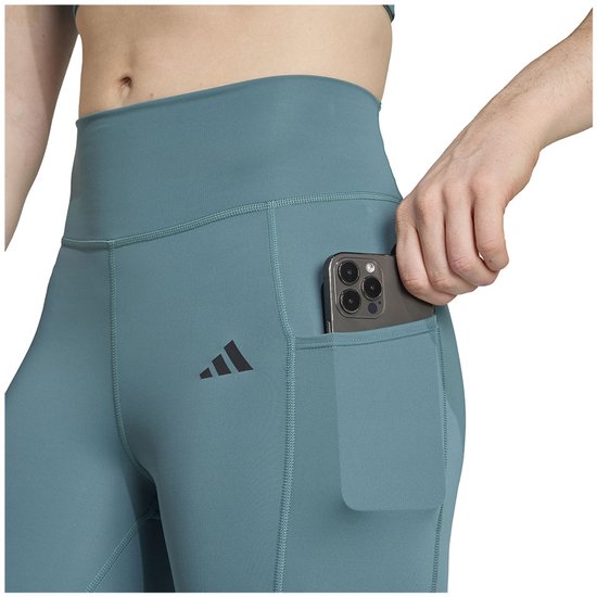 Adidas Optime 3 Stripes Full Length Leggings Grijs L / Regular Vrouw van Adidas — afbeelding 5