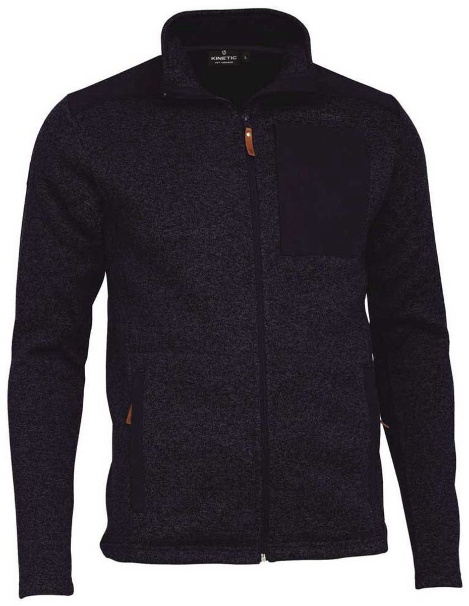 Kinetic Upland Knit Fleece Met Volledige Rits Blauw XL Man