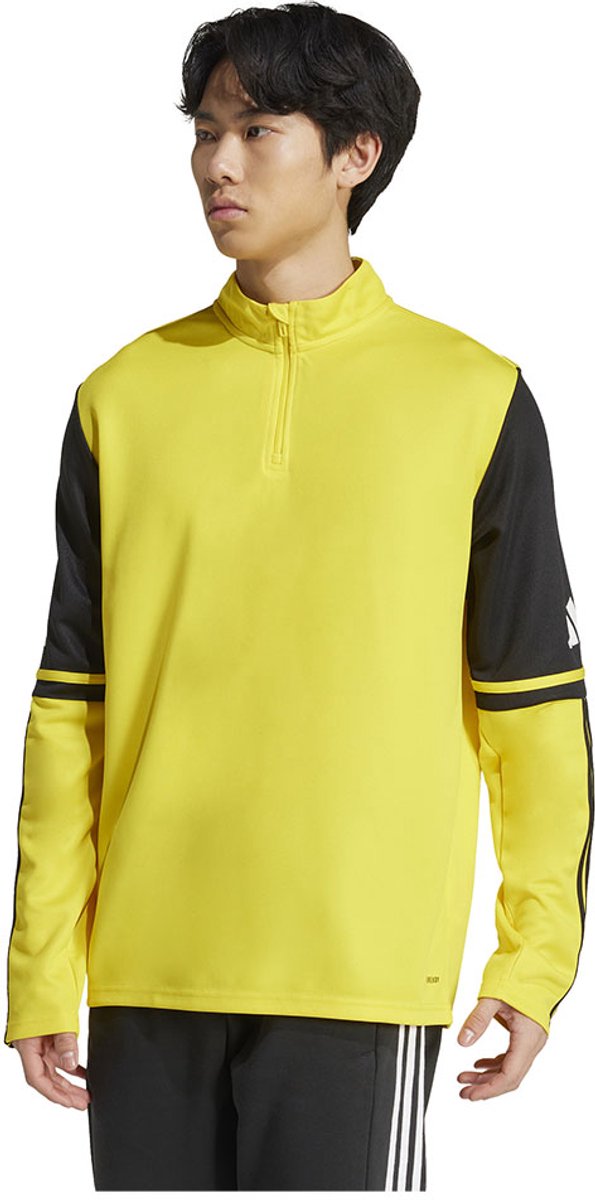 Adidas Squadra 25 Training Sweatshirt Met Halve Rits Geel M / Tall Man