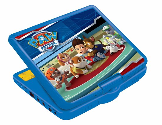 Paw Patrol Draagbare DVD-speler 7" draaibaar scherm met USB-poort en oordopjes van Lexibook — afbeelding 3