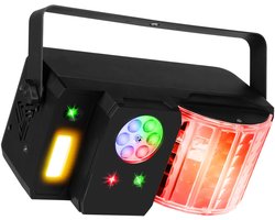 Discolamp - Fuzzix Stellar1 LED partylight - Multi DJ effect - RGBW LED’s, gobo’s en stroboscoop