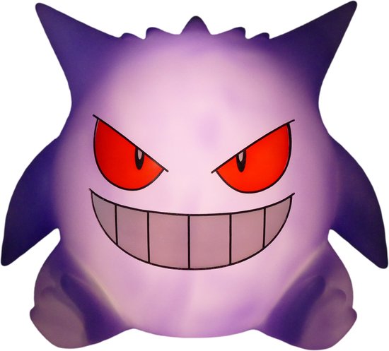 Teknofun Pokemon - Nachtlamp - Zittende Gengar - 15 cm - 2 lichtstanden van Teknofun — afbeelding 2