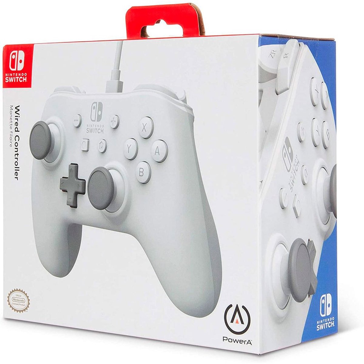 PowerA Switch Wired Controller White gamepad thumbnail 3