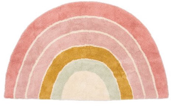 Tapis de sol Little Dutch Rainbow Pink - 80x130 cm