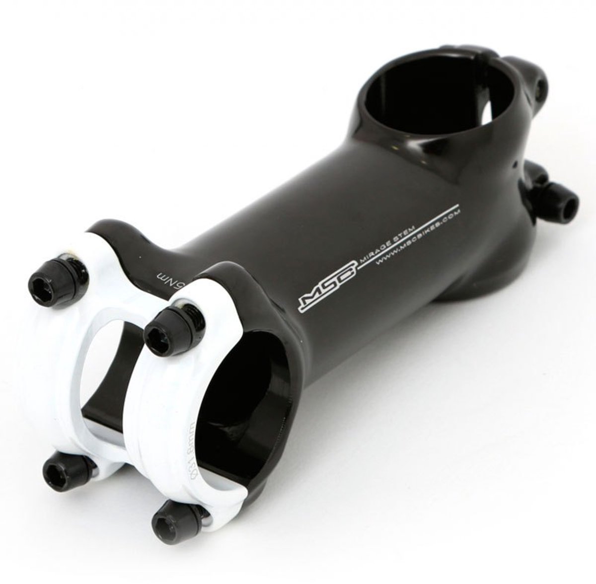 Msc Mirage 31.8 Mm Fiets Stuurpen Wit,Zwart 110 mm / 7º