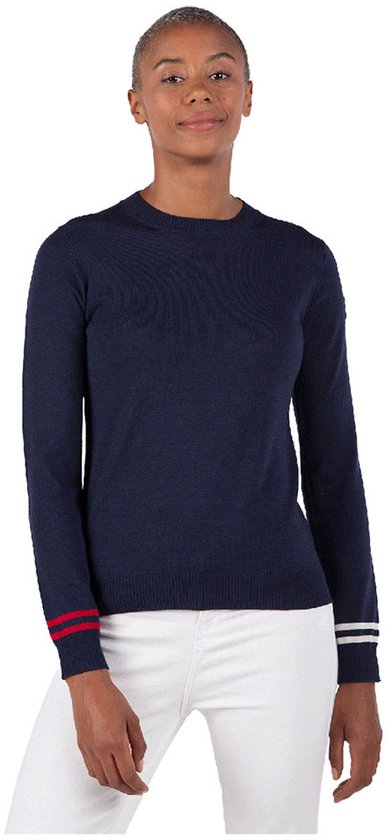 Pull Rossignol Corporate Crew Neck Blauw L Femme