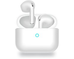 GØDLY X Premium Draadloze Oordopjes - Bluetooth - Oortjes Draadloos - Sport Earpods - Geschikt voor Apple & Samsung - Wit