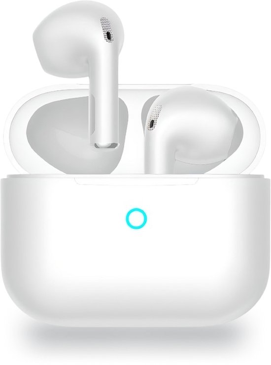 GØDLY X Premium Draadloze Oordopjes - Bluetooth - Oortjes Draadloos - Sport Earpods - Geschikt voor Apple & Samsung - Wit