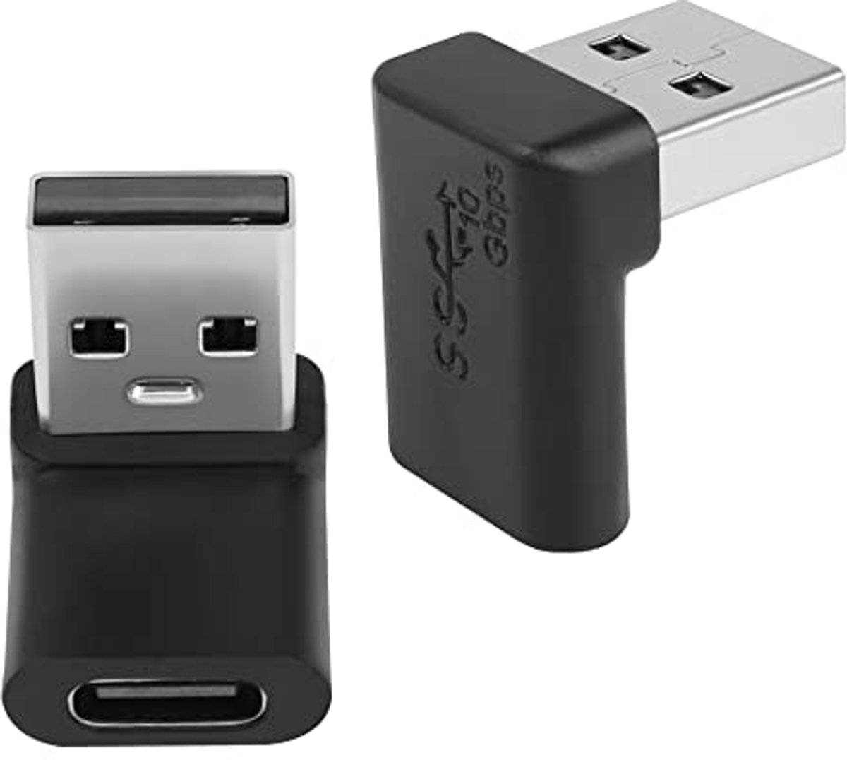 10 Gbps USB 3.1 Naar C 90° Hoekadapter voor Gegevensoverdracht en Opladen
