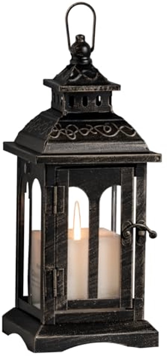 Decoratieve kaarslantaarn - Vintage metalen hangdecoratie voor buiten en binnen - Ideaal voor bruiloften en feesten