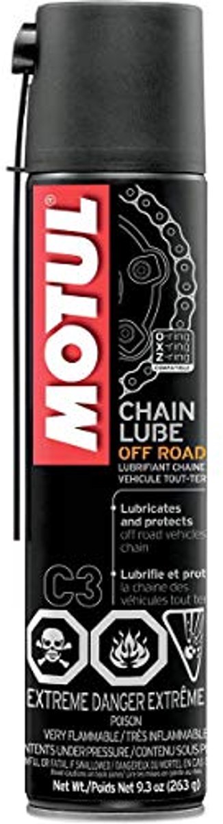 Kettingvet voor Motoren en Terreinvoertuigen - Romig en Waterbestendig - 400 ml