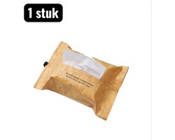 1 stuk - Tissue houders - Zakdoekjesdoos - Creatief Servetdispenser - Stijlvolle Auto en Huis Weefsel Houder - Moderne Design voor Woonkamer en Badkamer - Geel