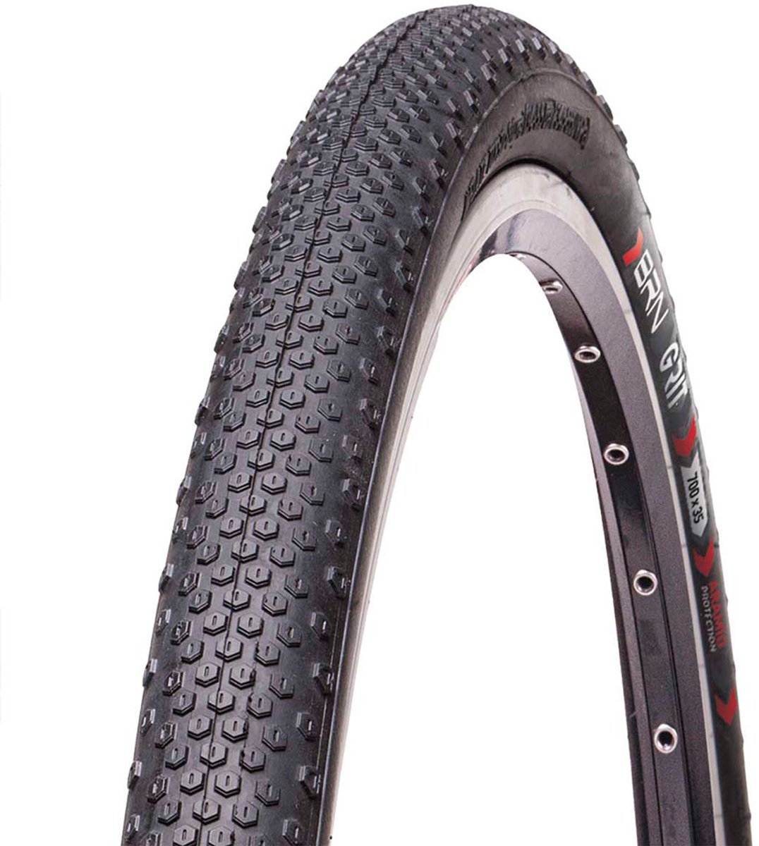 Brn Grit Aramid Protection 700 X 38 Stijve Gravelband Zilver 700 x 38