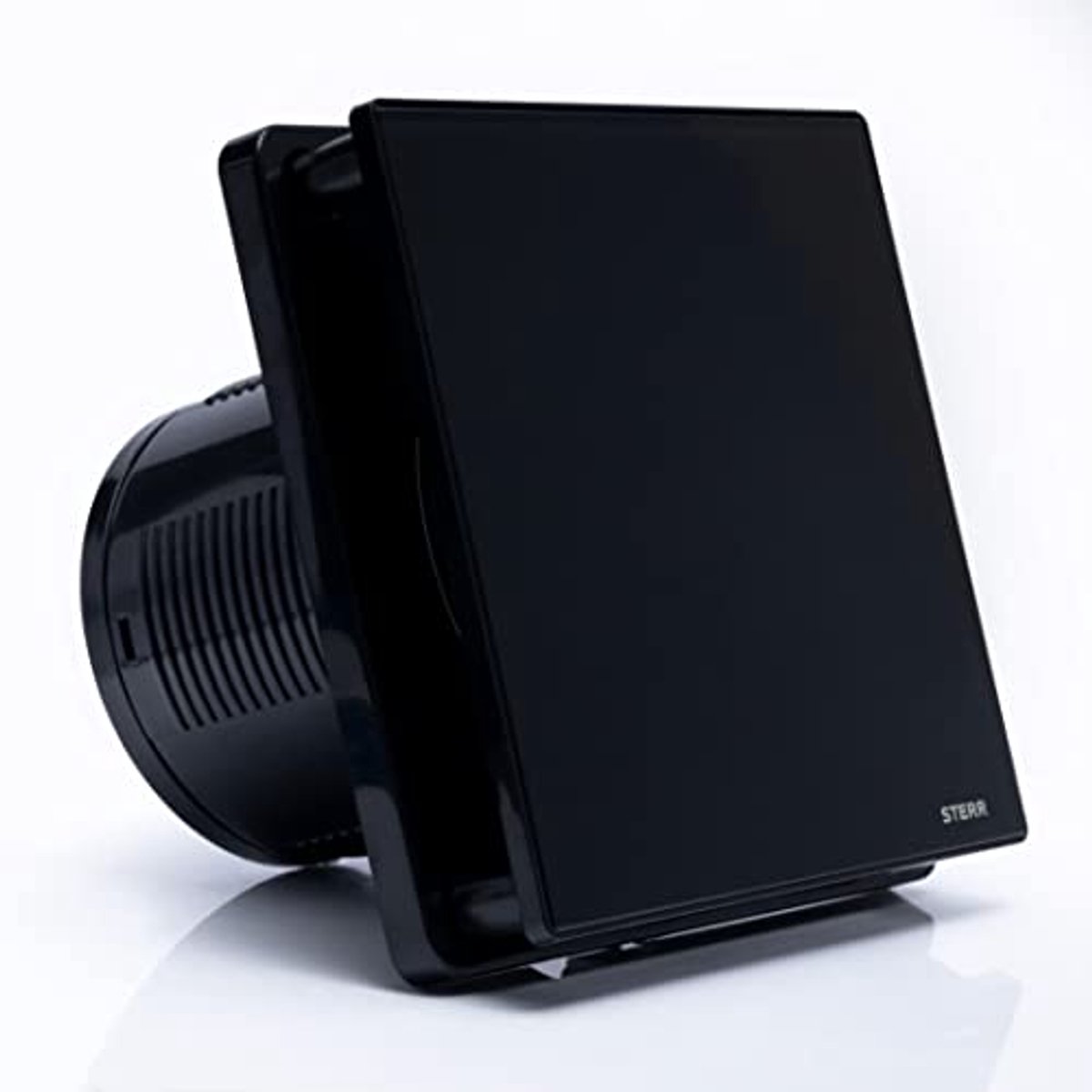 Zwarte Afzuigkap 100 mm - Stille Badkamerventilator voor Optimale Luchtafzuiging