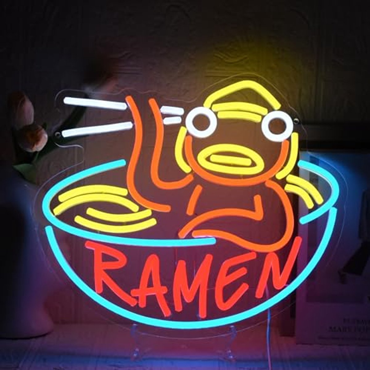 Neonbord voor ramen - Dimbaar LED ontwerp voor anime liefhebbers - Perfect voor keuken, restaurant en club decoratie