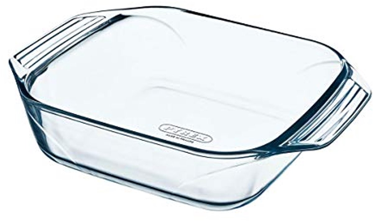 Ovenschaal van Borosilicaatglas - Transparant 29 x 23 cm