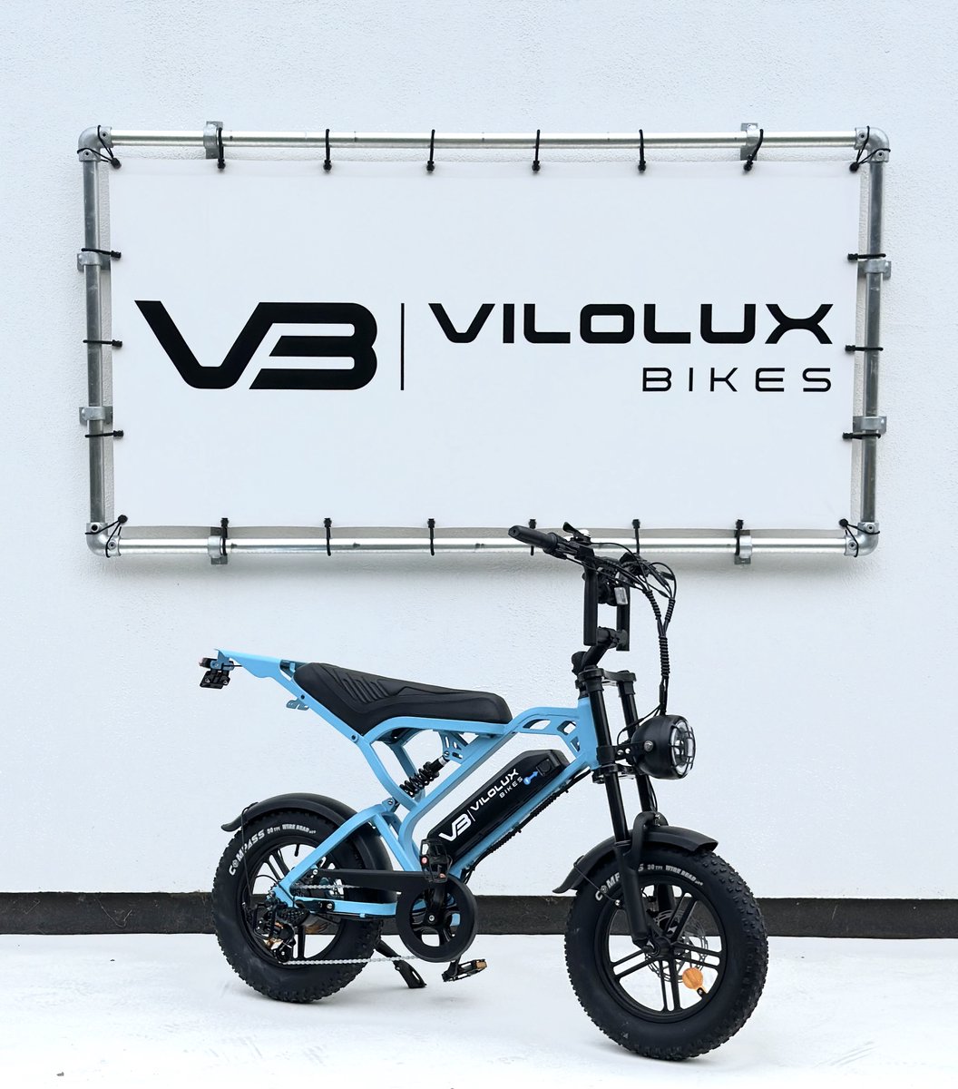 Vilolux® - 2 stuks - V20 PRO 3.0 - Rijklaar - Hydraulische Remmen - Alarm - 2024 Model - Elektrische Fatbike - Fatbikes - E-Bike - Cruise Functie - 25 km/u - 250W - 7 Versnellingen - Telefoontas - Voetsteunen - 2 Jaar Garantie - Zwart - Legaal