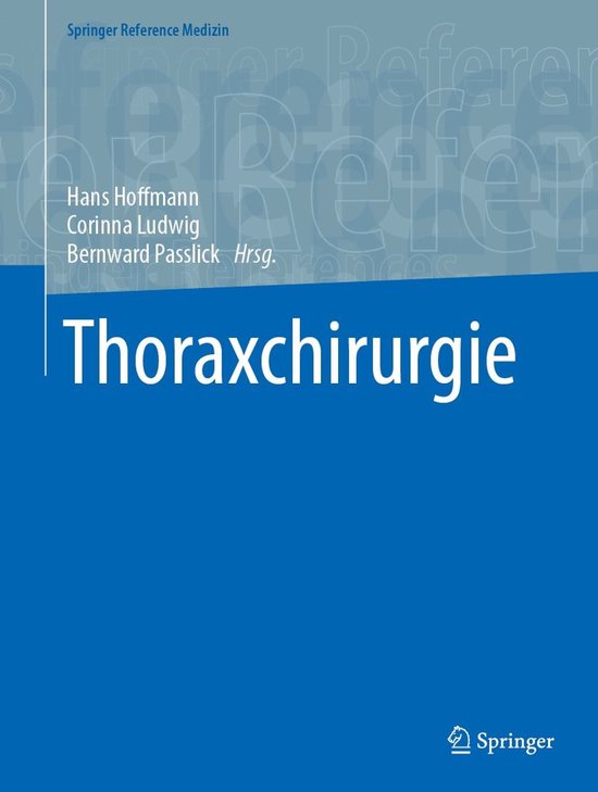 Springer Reference Medizin - Thoraxchirurgie - cover