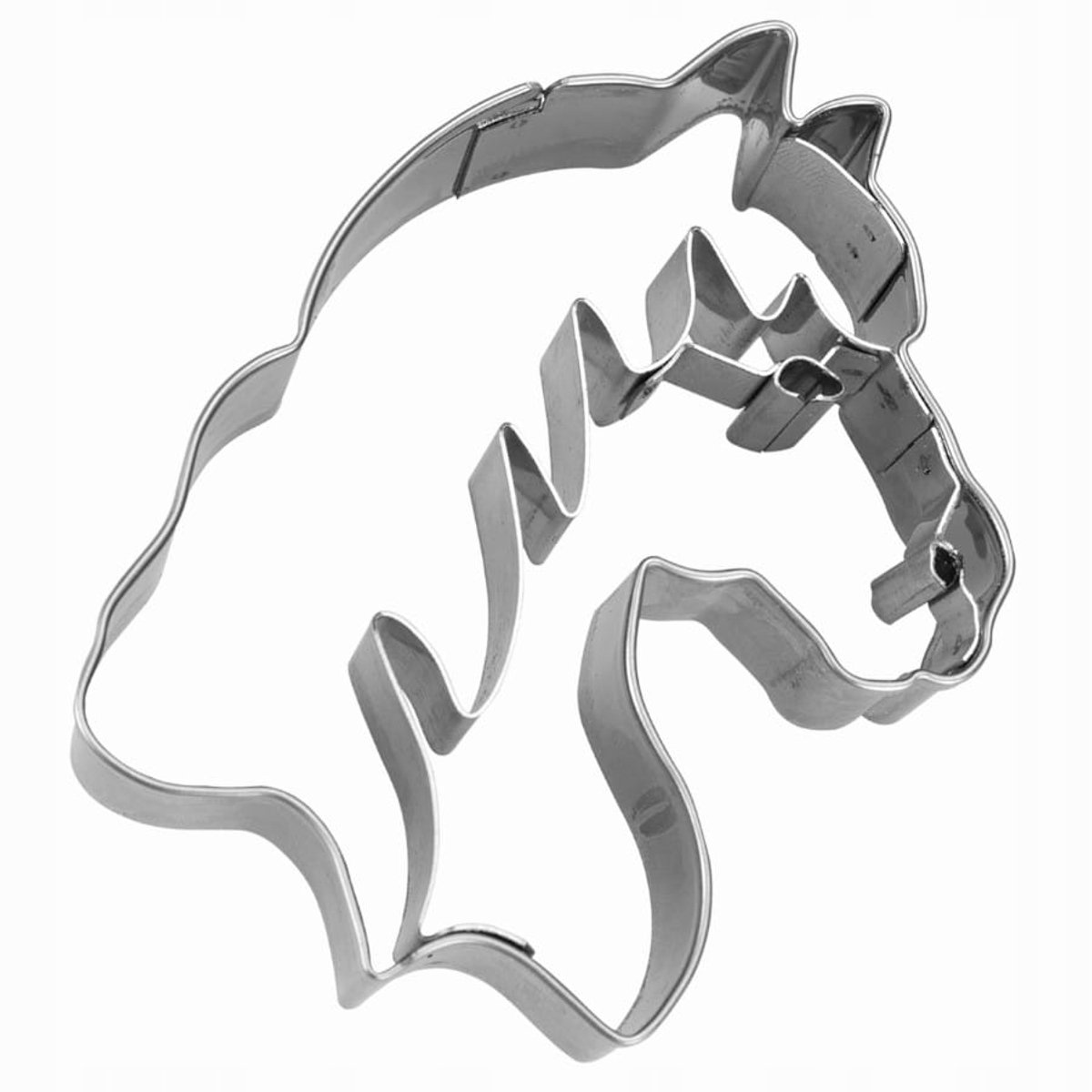 Paardenhoofd Koekjesvorm 8 cm - Roestvrij Staal