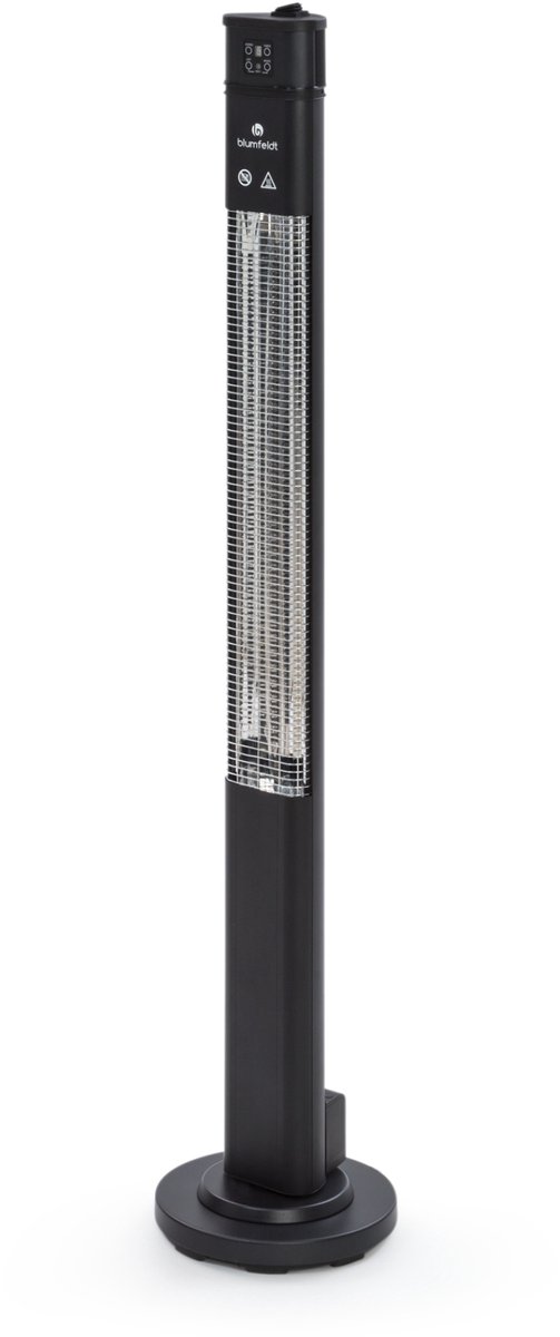 Klarstein Terrasverwarmer infraroodverwarming, stralingsverwarming voor binnen, infraroodverwarming, veilige elektrische verwarming met oscillatie, energiezuinige verwarming met IP44, 2000 watt - voor Terras voor Balkon - Afstandsbediening Timer