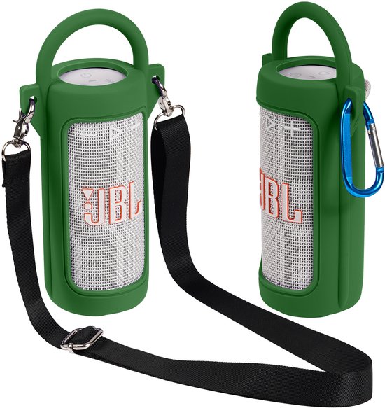 Draagbare Ultralichte Beschermhoes voor JBL Grip Bluetooth Speaker met Carabiner en Schouderband, Ideaal voor Reizen en Outdoor Gebruik — afbeelding 2