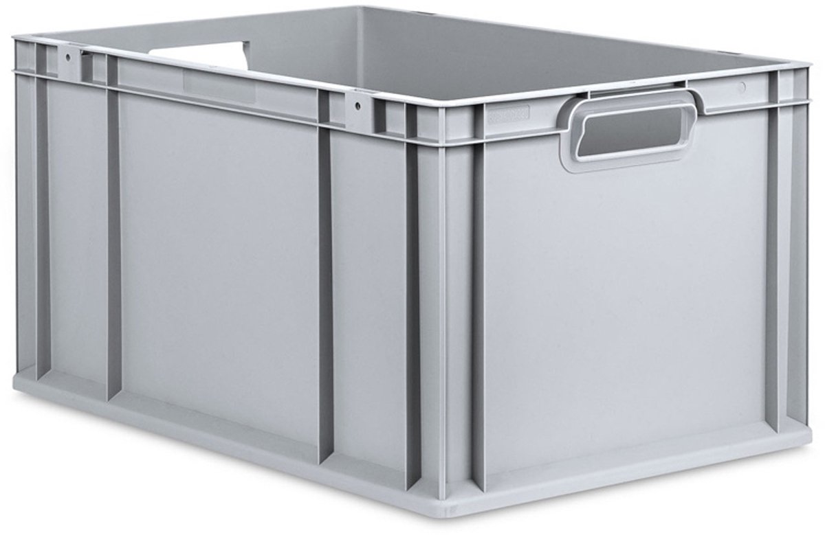 allit opbergbox ProfiPlus EuroEco, grijs, 600×400×320 mm, stapelbaar