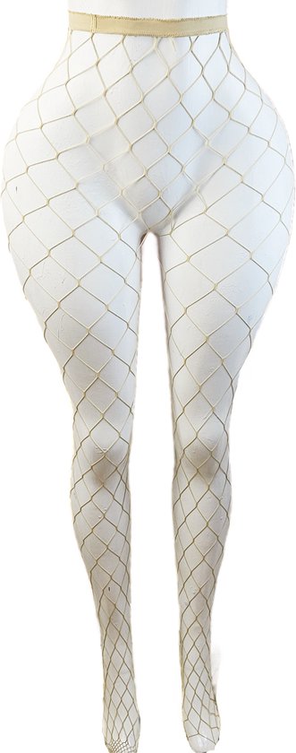 BamBella® - Culotte - Taille unique - Collants fins en résille Femme - Taille unique - Lingerie en dentelle marron