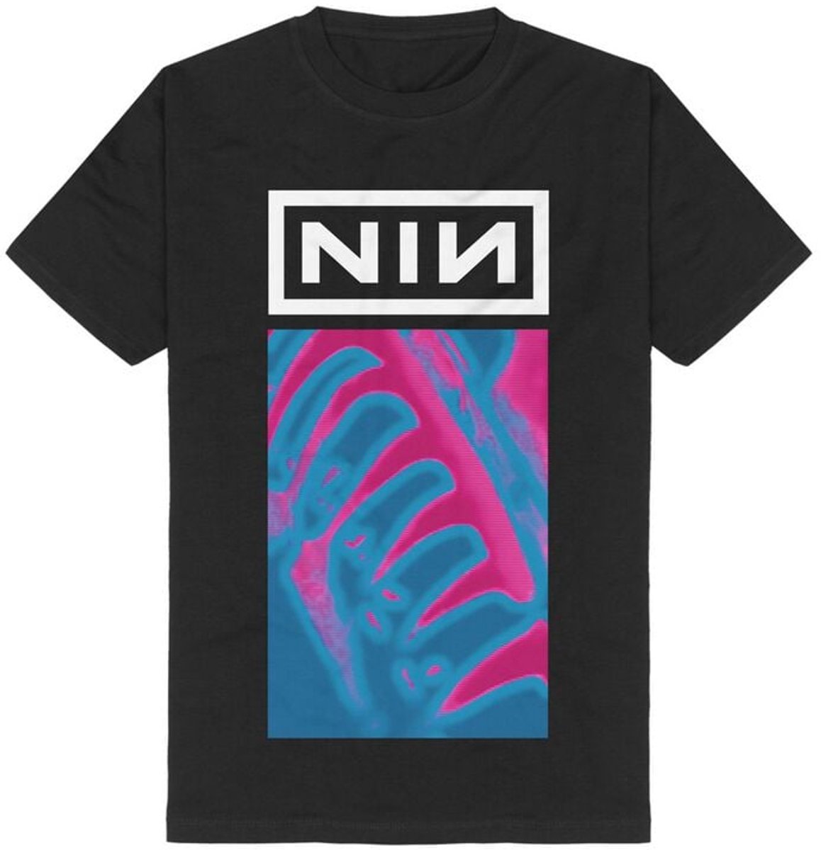 Nine Inch Nails Pretty Hate Machine Neon Heren T-shirt - zwart - S