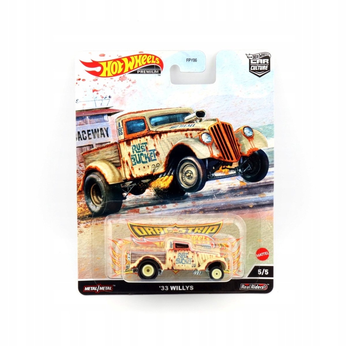 Hot Wheels '33 Willys Drag Strip Premium autocultuur 1:64