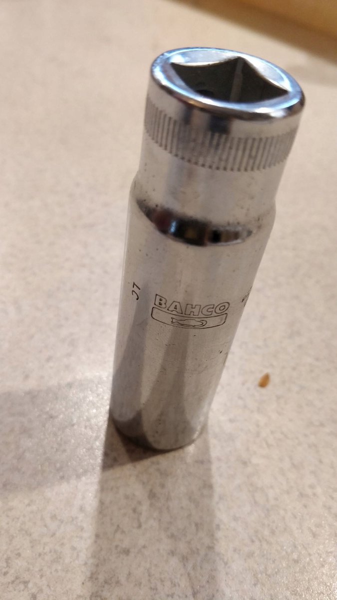 Bahco Lange Dop 1/2" 12mm Zesthoekig - Kwaliteitsgereedschap