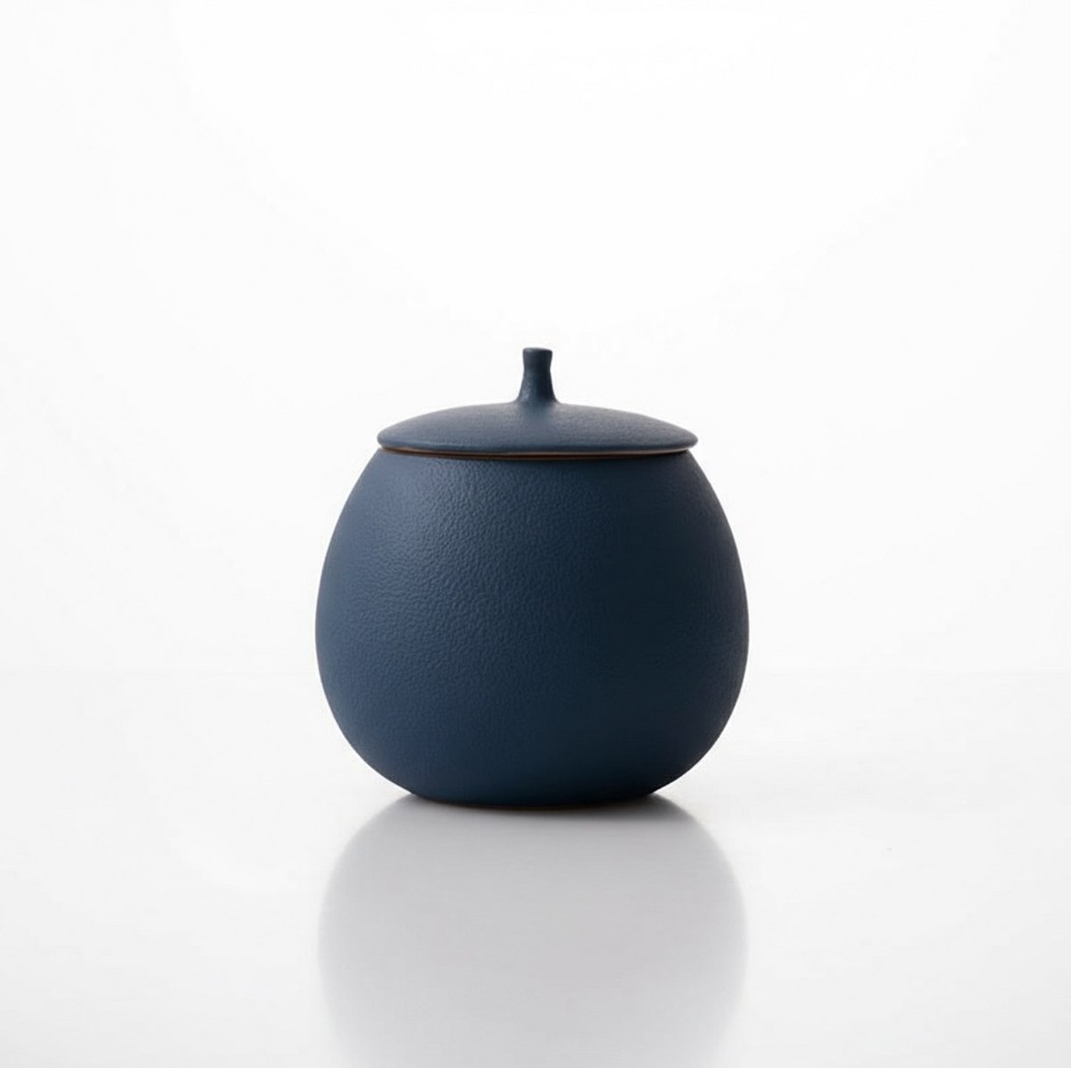 Artic Luna Urn – Donkerblauw – 250ml – Hoogwaardig Keramiek – Mini Urn – Hondenurn – As Urn – Huisdieren Urn – Urn Kat – Urn Hond – Urn voor Dieren – Urne – Urnen - Menselijk As - Familie Urn - Urn voor As Volwassen