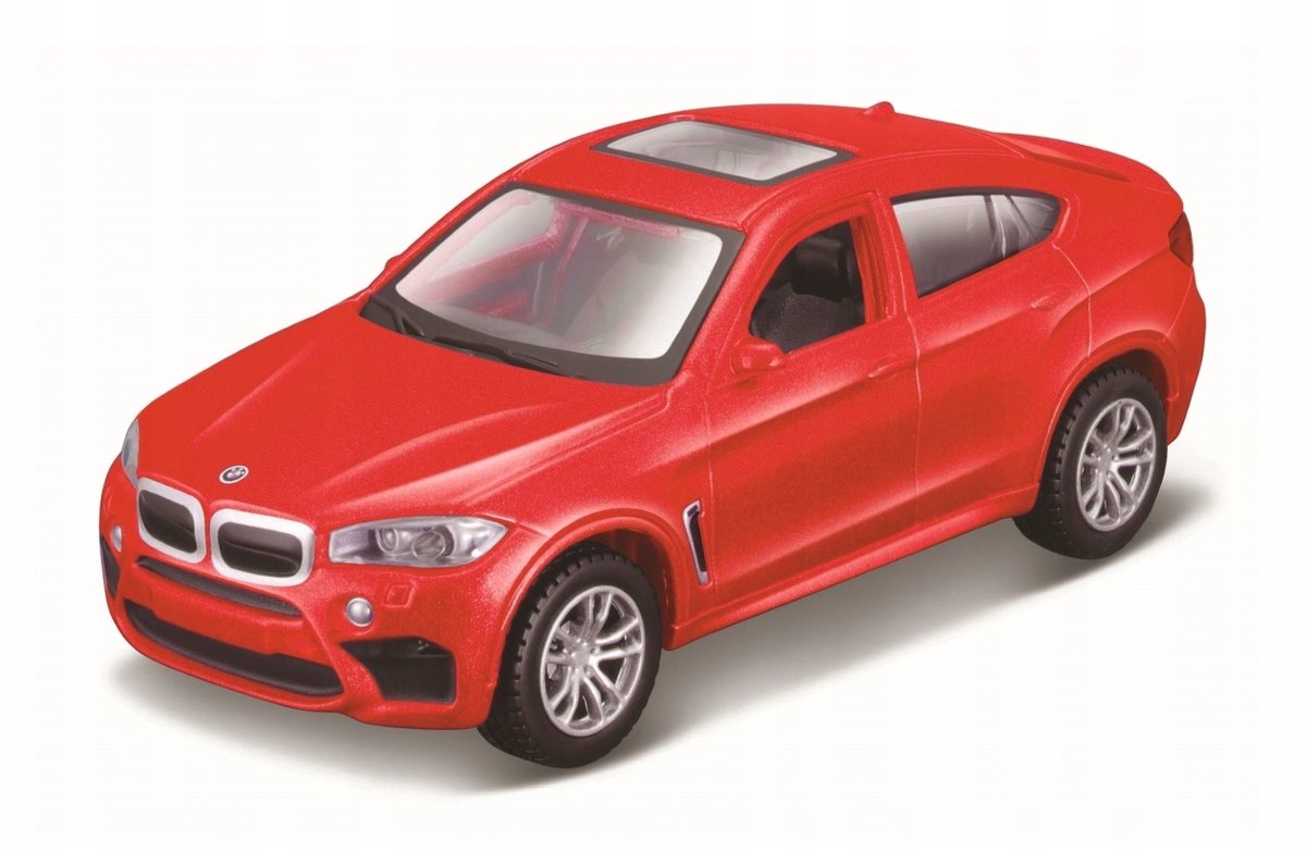 Maisto Power Racer BMW X6M Rood 4,5'' - Metalen Speelgoedauto