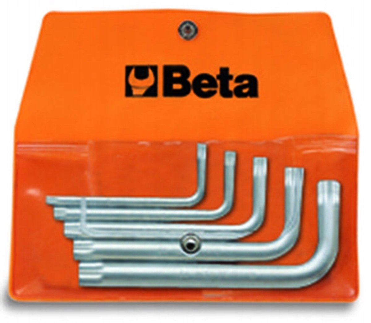 Beta XZN inbussleutelset M5-M12, 5-delig, hoekmodel