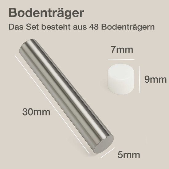 K-Möbel ESG estantes de cristal juego de 4 - juego de extensión para K-Möbel ESG estantes de cristal juego de 4 - juego de extensión para