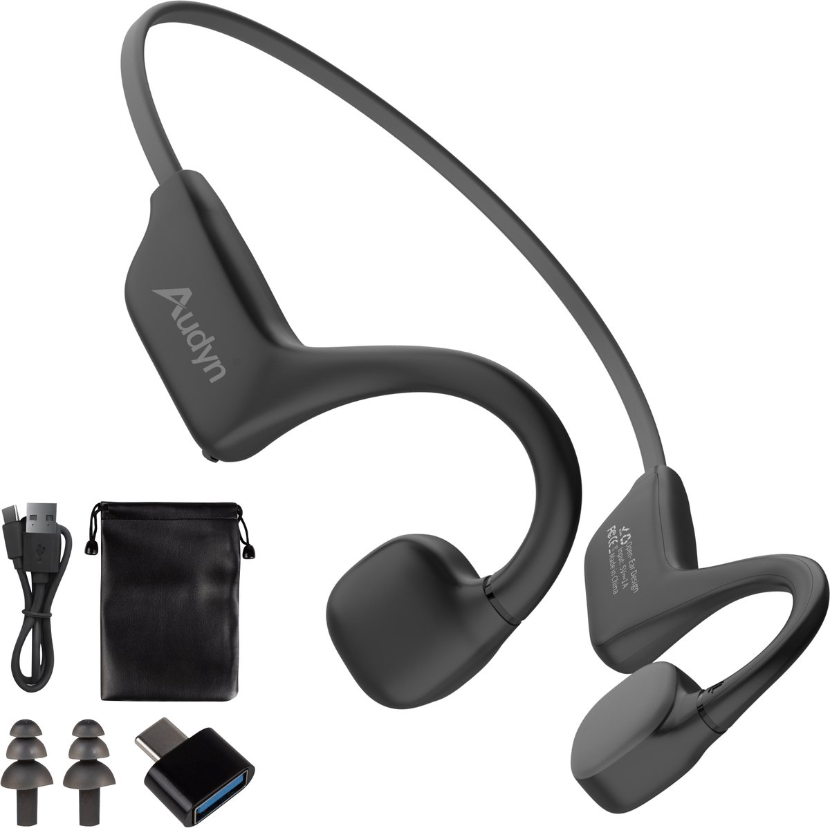 Audyn Bone Rondo - Sport Oordopjes - Bone Conduction Headphone - Bluetooth - Open Ear Oortjes - Draadloos - 9 Uur Batterij