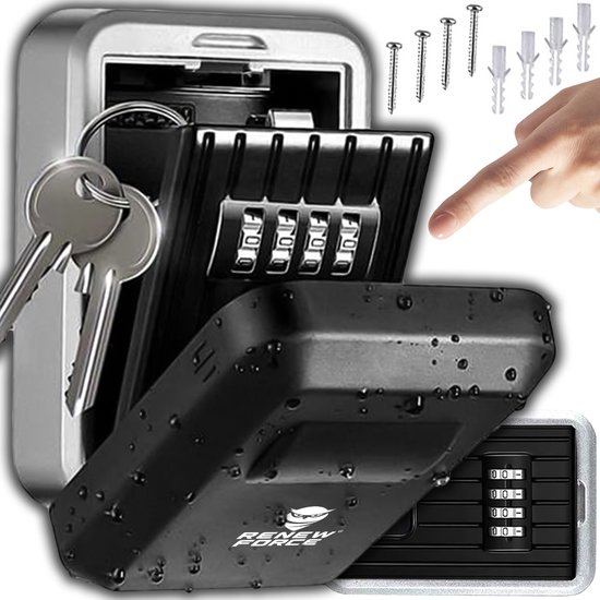 Coffre-fort Portable - Combinaison à 4 Chiffres, Boîtier ABS