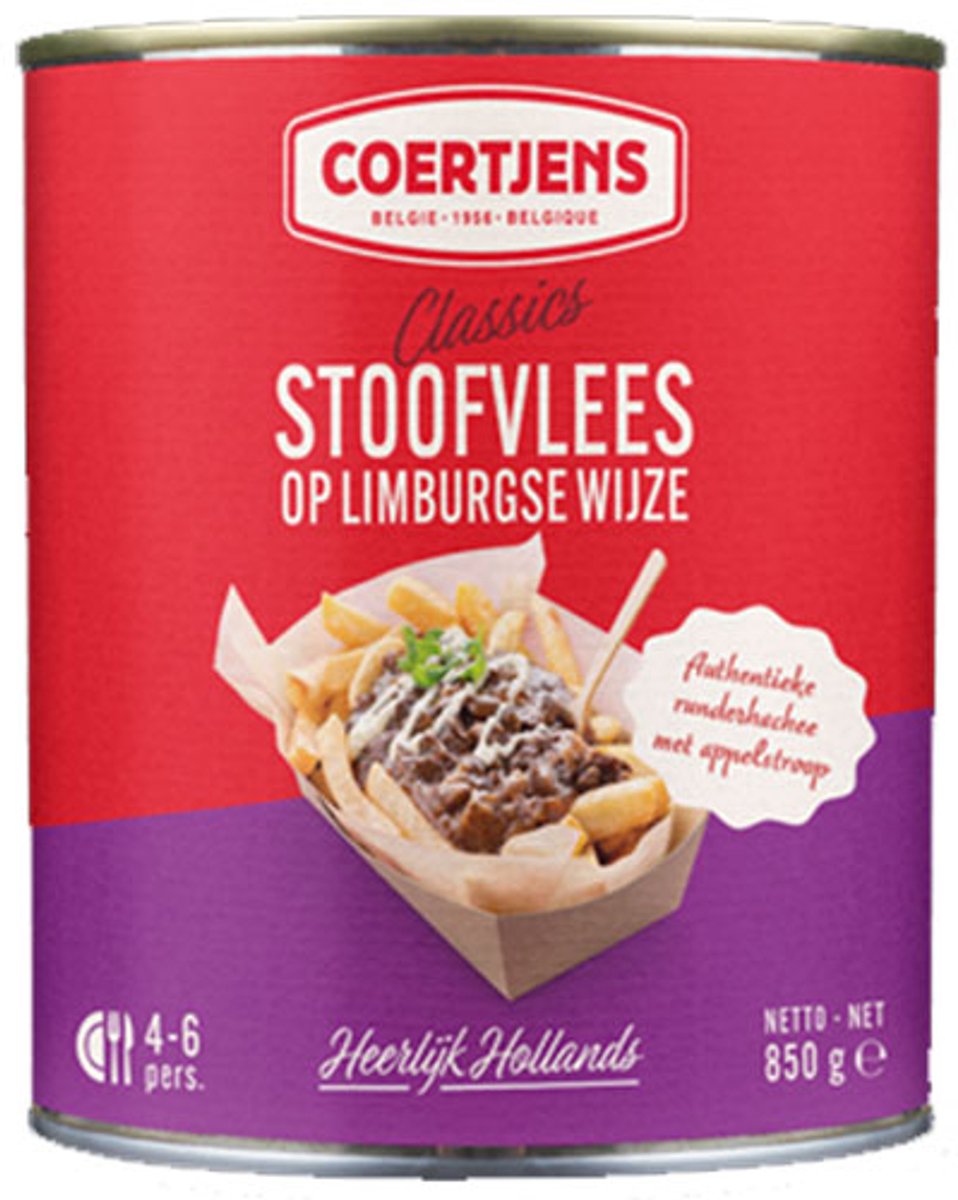 Coertjens - Runderhachee - Stoofvlees op Limburgse wijze 850g