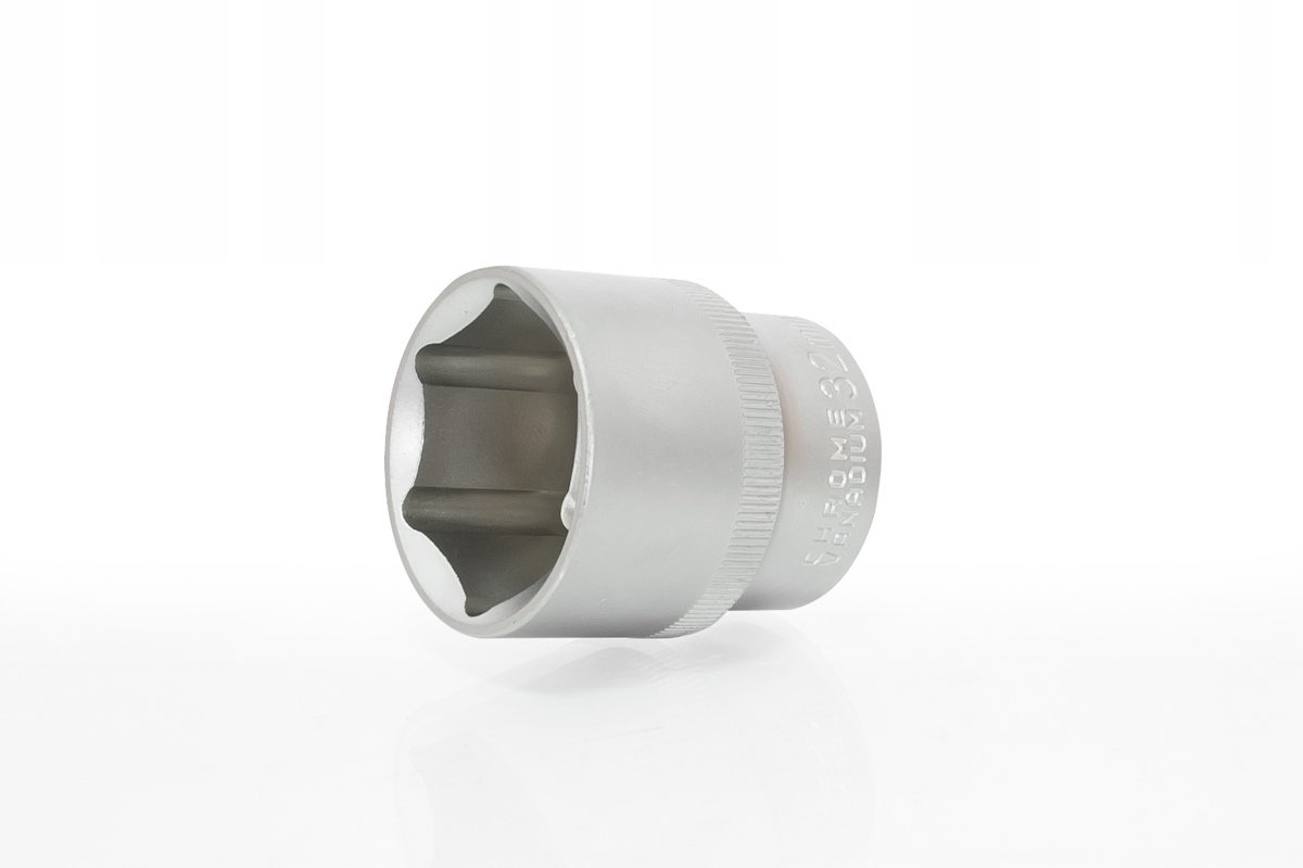 EPM Korte Dop 1/2" Zeskant Satijn 30mm CR-V
