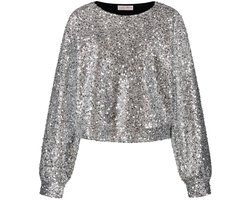 Studio Amaya Spark Tops & T-shirts Dames - Shirt - Zilverkleurig - Maat XS