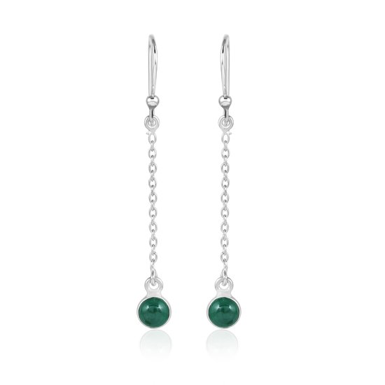 Boucles D'oreilles Topaze Bleue De Londres En Argent 925 - Fait Main - Neuf Sans Emballage