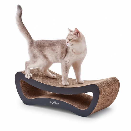 Luxe Krabsofa Kitty Town Max L – Krabplank en Krabmeubel Hout