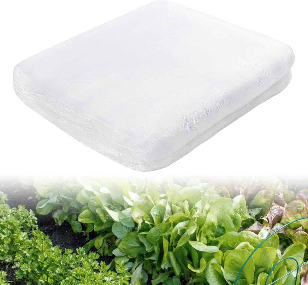 Plantenhoes Tegen Vorst - Winterhoes Winterbescherming - Plantenhoes - Voor In De Tuin, Verhoogd Bed, Planten, Vorstdeken, Bloemen En Groenten Van Buiten - 1.5 X 5 M - Wit - 1 Stuk