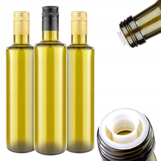 gouveo Lot de 12 bouteilles en verre Dorica de 500 ml avec
