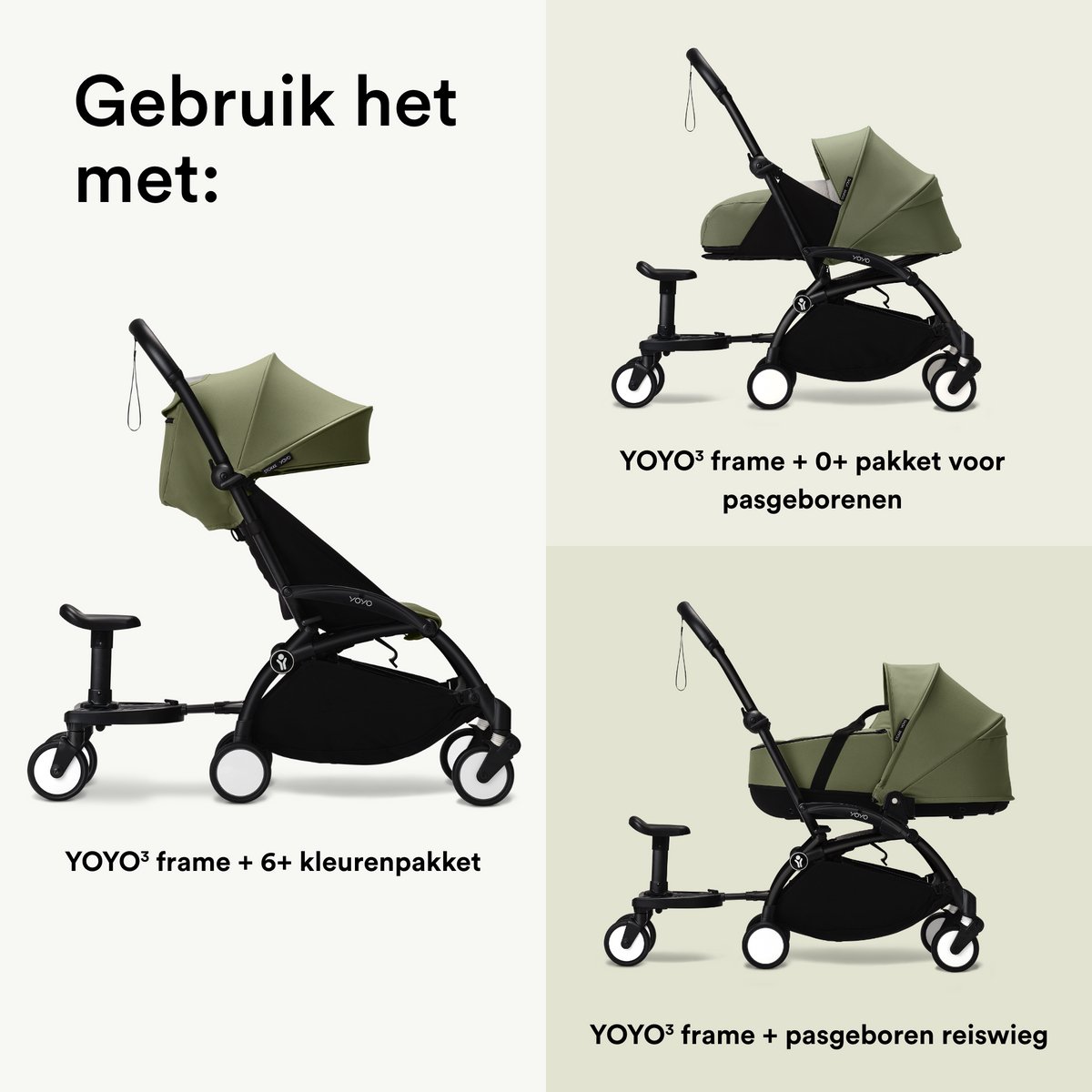Stokke YOYO Board Extra Zitplaats voor Kinderwagen - afbeelding 3