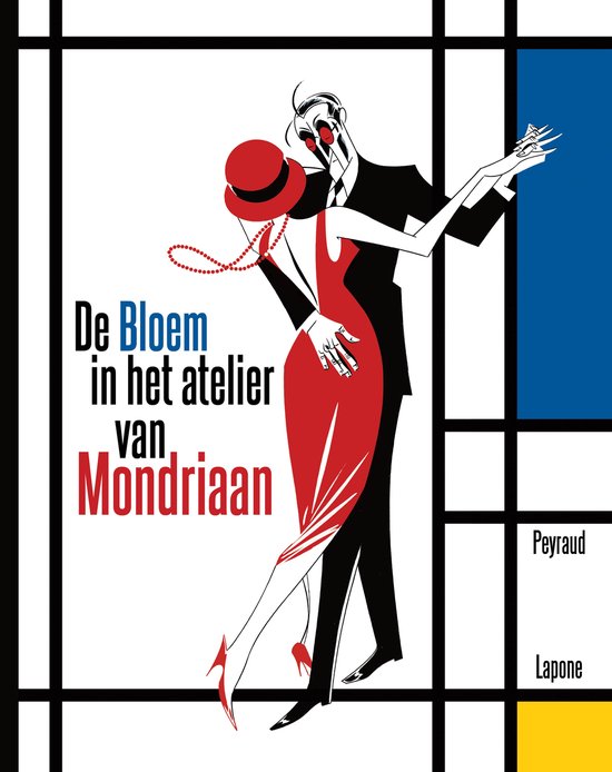 De bloem in het atelier van Mondriaan