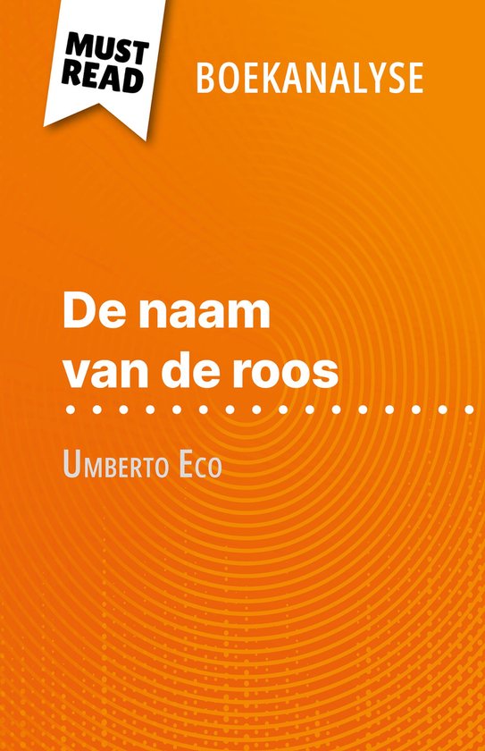 De naam van de roos van Umberto Eco (Boekanalyse) - cover